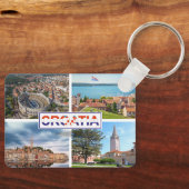 Kroatië | Hrvatska | Adriatisch Zee | Istrië Sleutelhanger (Voorkant)