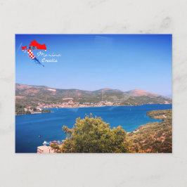 Kroatië | Hrvatska | Adriatisch Zee | Jachthaven Briefkaart