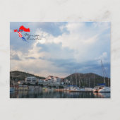 Kroatië | Hrvatska | Adriatisch Zee | Jachthaven Briefkaart (Voorkant)