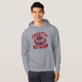 Kroatië Hrvatska Hoodie (Voorkant volledig)