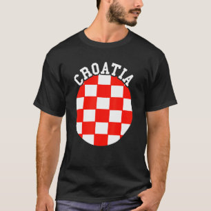 Kroatië Hrvatska Kroatische Pride Kroatische vlag T-shirt