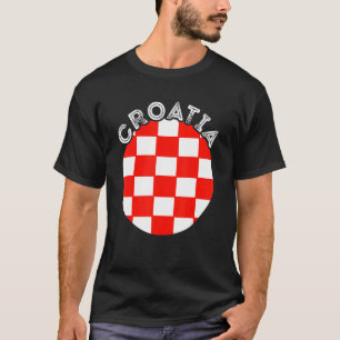 Kroatië Hrvatska Kroatische Pride Kroatische vlag T-shirt