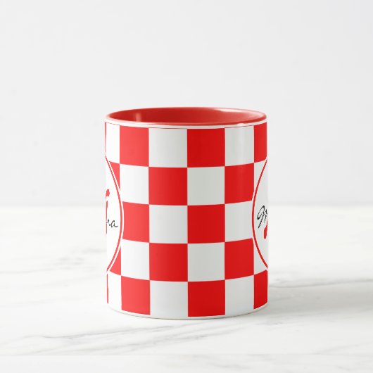 Kroatië | Hrvatska | Monogram gecontroleerde naam Mok (Midden)