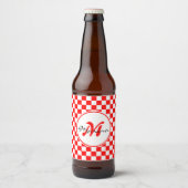 Kroatië | Hrvatska | Naam Monogram Bier Etiket (Voorkant)