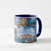 Kroatië | Hrvatska | Reisfotocollage Mok (Voorkant rechts)