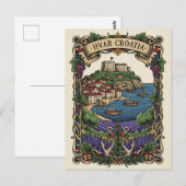 Kroatië Hvar Lavendelvelden Briefkaart (Voorkant / Achterkant)