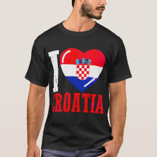 Kroatië Ik hou van Kroatië T-shirt