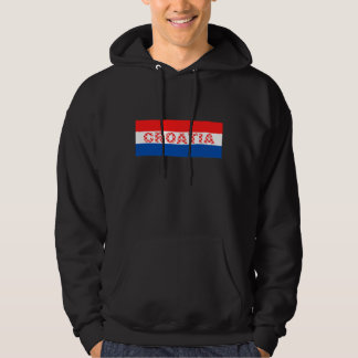 Kroatië in Kroatische vlagkleuren Hoodie