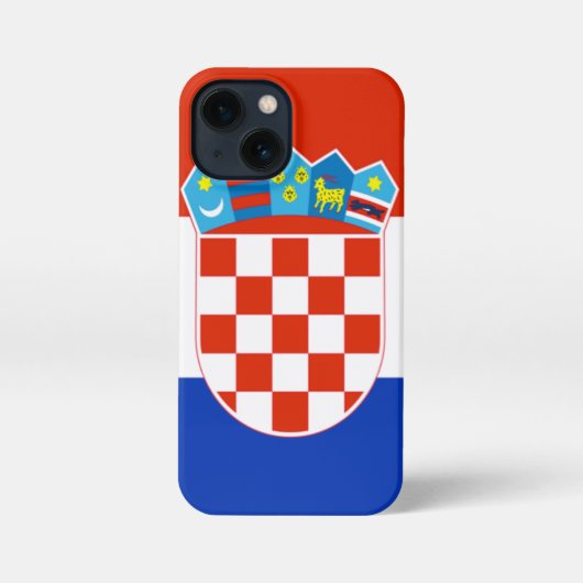 Kroatië iPhone Hoesje (Achterkant)