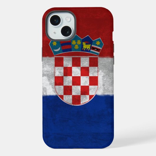 Kroatië iPhone Hoesje (Achterkant)