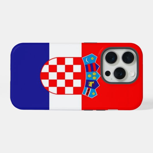 Kroatië iPhone Hoesje (Achterkant horizontaal)