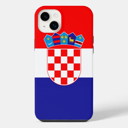 Kroatië iPhone Hoesje (Achterkant)
