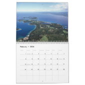 Kroatië Istra Calendar getexturiseerd Kalender (Feb 2026)