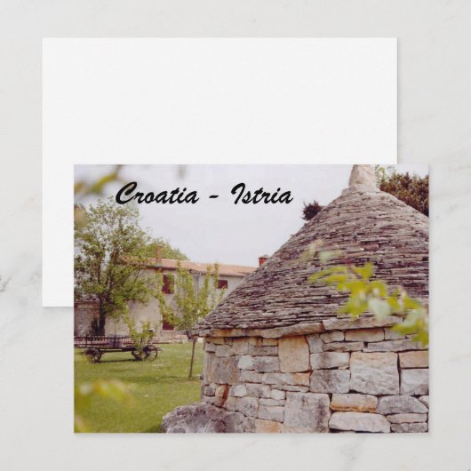 Kroatië - Istrië Briefkaart (Voorkant / Achterkant)
