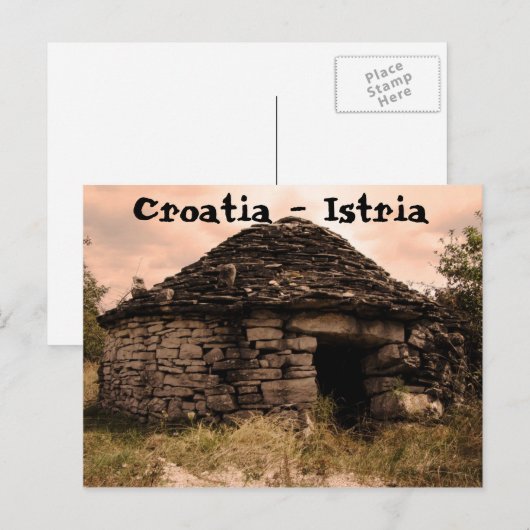 Kroatië - Istrië Briefkaart (Voorkant / Achterkant)