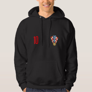 Kroatië Jersey Nummer tien Kroatische Futebol Socc Hoodie