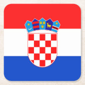 Kroatië Kartonnen Onderzetters (Voorkant)