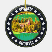 Kroatië Keramisch Ornament (Achterkant)