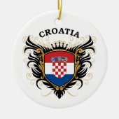 Kroatië Keramisch Ornament (Voorkant)