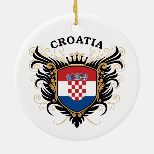Kroatië Keramisch Ornament (Achterkant)