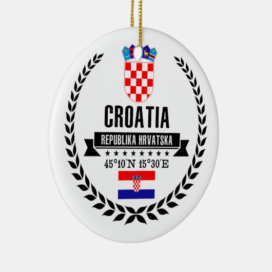 Kroatië Keramisch Ornament (Rechts)