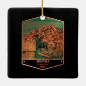 Kroatië Keramisch Ornament (Achterkant)