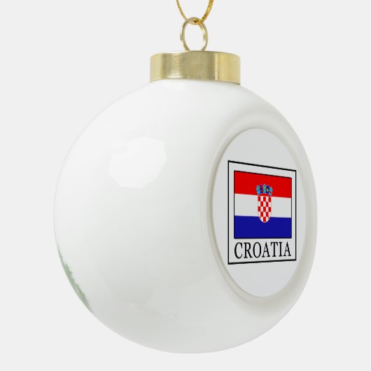 Kroatië Keramische Bal Ornament (Links)