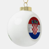 Kroatië Keramische Bal Ornament (Links)