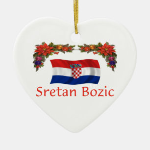 Kroatië Kerstmis Keramisch Ornament