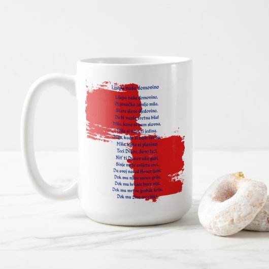 Kroatië Koffiemok (Met donut)