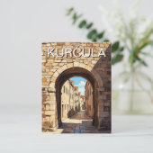 Kroatië Korcula Reis Briefkaart (Staand voorkant)