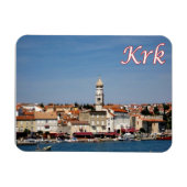 Kroatië - Krk City - Veglia - Magneet (Horizontaal)