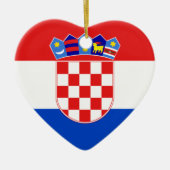 Kroatië, Kroatië Keramisch Ornament (Voorkant)