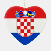 Kroatië, Kroatië Keramisch Ornament (Achterkant)