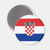Kroatië, Kroatië Magneet (Voorkant / Achterkant)