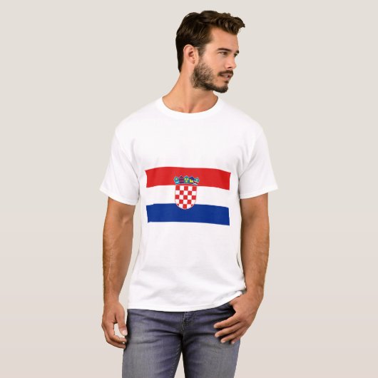 Kroatië, Kroatië T-shirt (Voorkant volledig)