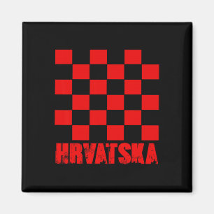 Kroatië Kroatische Vlag Hrvatska Voetbalshirt Stij Magneet