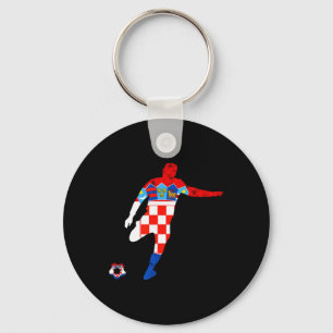 Kroatië Kroatische wortels Kroatische voetballer C Sleutelhanger