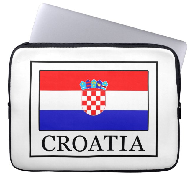 Kroatië Laptop Sleeve (Voorkant)