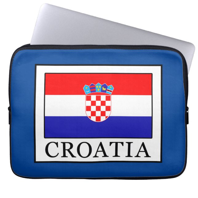 Kroatië Laptop Sleeve (Voorkant)