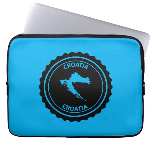 Kroatië Laptop Sleeve (Voorkant)