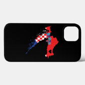 Kroatië Liefde Geschenk Kroatische Trots Hart Case-Mate iPhone Case (Achterkant (horizontaal))