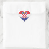 Kroatië liefde vlag trots hart sticker (Tas)