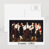 Kroatië - LIKA Briefkaart (Voorkant / Achterkant)