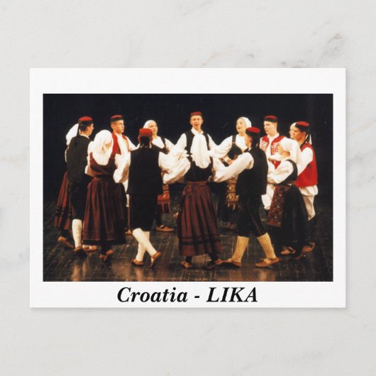 Kroatië - LIKA Briefkaart (Voorkant)
