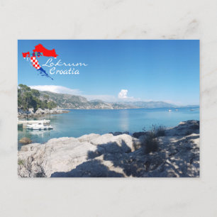Kroatië   Lokrum-eiland   Dubrovnik   Hrvatska Briefkaart