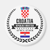 Kroatië Magneet (Voorkant)