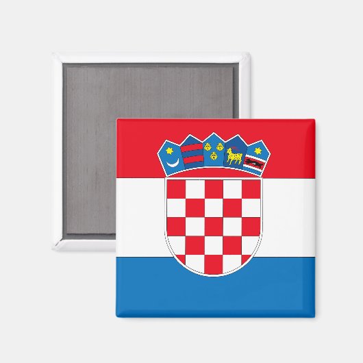 Kroatië Magneet (Voorkant / Achterkant)
