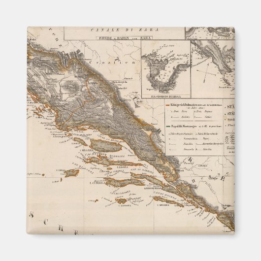 Kroatië Magneet (Voorkant)