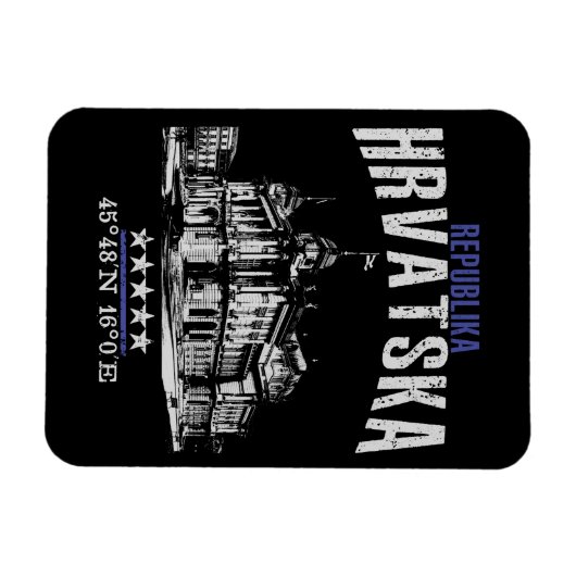 Kroatië Magneet (Horizontaal)